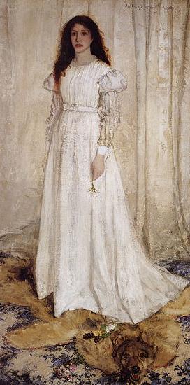James Abbott McNeil Whistler The White Girl oil painting image